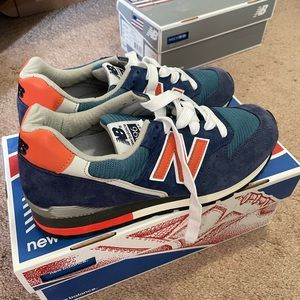 J.Crew x 996 Made in USA 'Navy Orange'